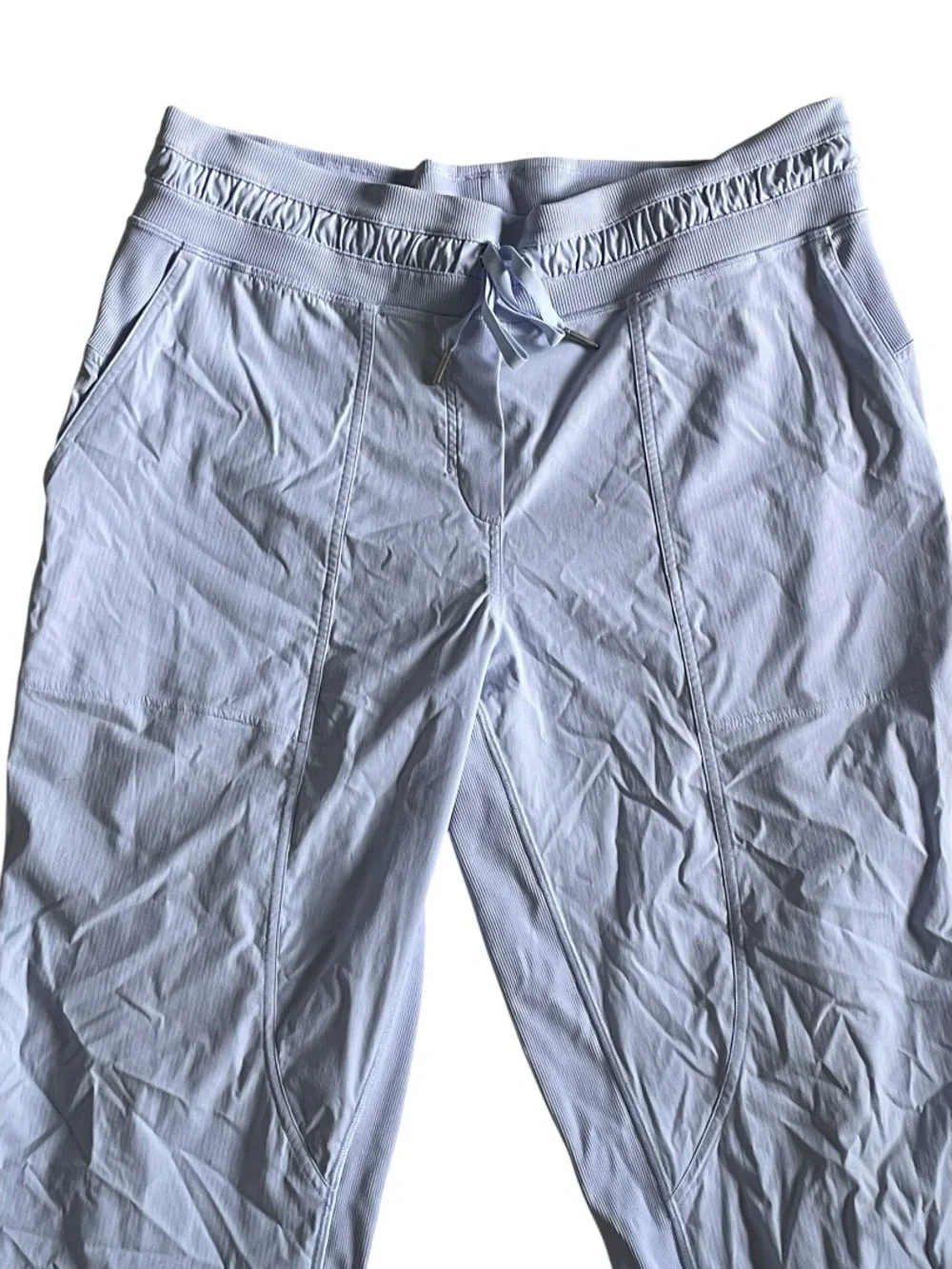 lululemon athletica Light Blue Drawstring Crop Capris - Picture 3 of 5